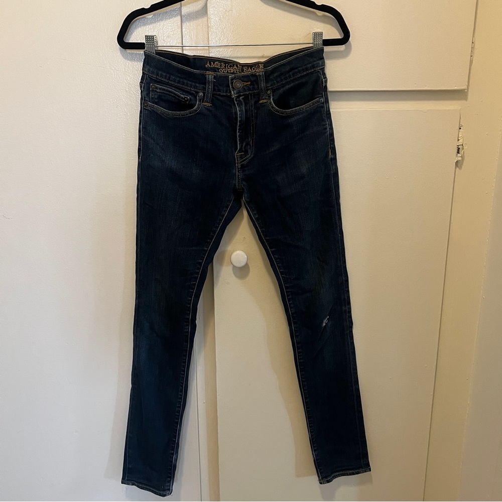 american eagle active flex skinny jeans